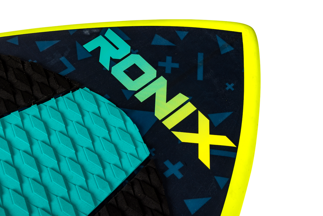 Ronix 2026 Alpha Squad Sea Captain Wakesurfer - Standard Core - Blue / Yellow - 4'2