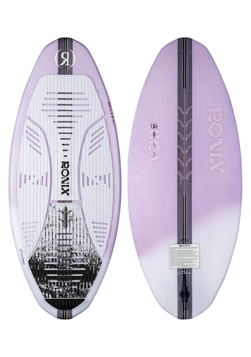 Ronix 2026 Aura Skimmer - Women's Flyweight Wakeskimmer - Lavender Carbon