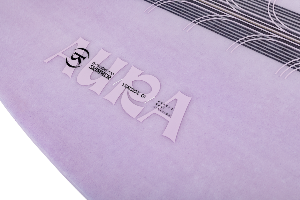 Ronix 2026 Aura Skimmer - Women's Flyweight Wakeskimmer - Lavender Carbon