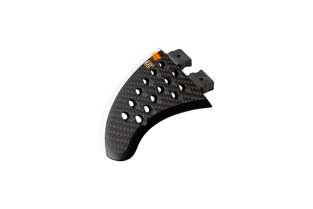 Ronix 2026 3.5 in. - Button - Cheese Grater - A&B Side Surf Fins - Carbon