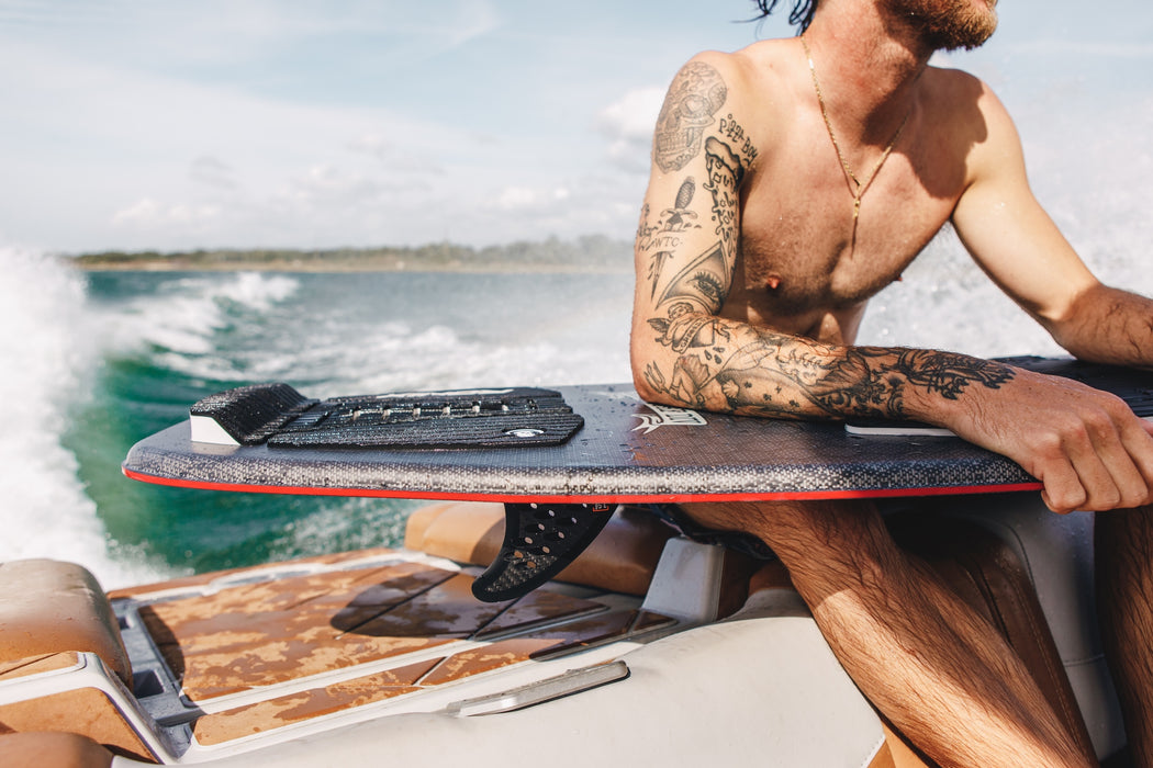 Ronix 2026 3.5 in. - Button - Cheese Grater - A&B Side Surf Fins - Carbon