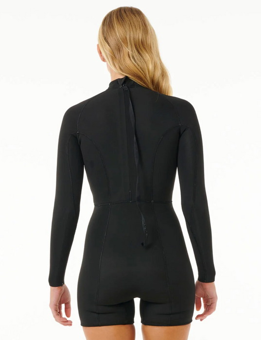 Rip Curl G-Bomb 2mm Long Sleeve Women’s Back Zip Spring Wetsuit – Black