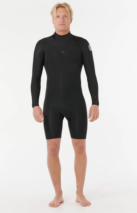 Rip Curl Dawn Patrol L/S Back Zip Spring Black