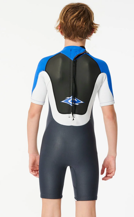 Rip Curl Youth Omega Back Zip Spring L/S Blue
