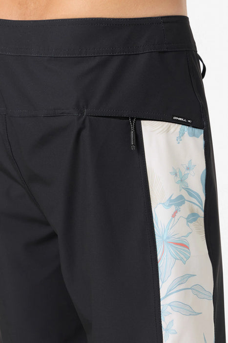 ONeill Hyperfreak Tech Panel 18" Boardshort -Black
