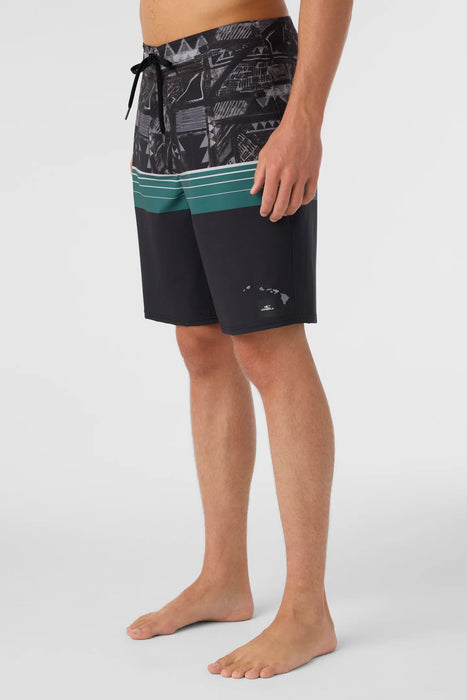 ONeill Hyperfreak Heat Hawaii Board Short 20" -  Grey