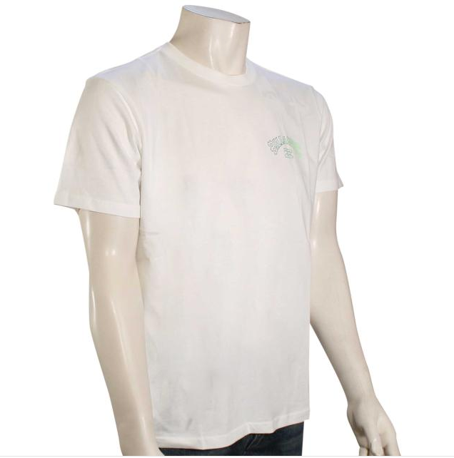 Billabong Arch Fill T Shirt- White (WHT)
