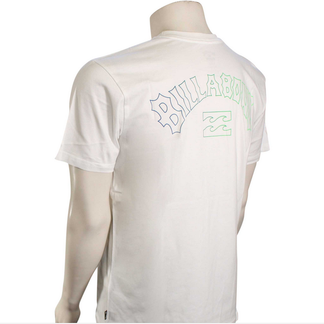 Billabong Arch Fill T Shirt- White (WHT)