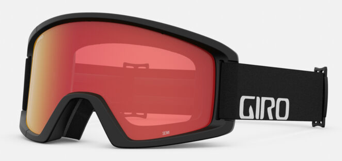 Giro Semi Goggle Black Wordmark Ambr / Yellow Lens