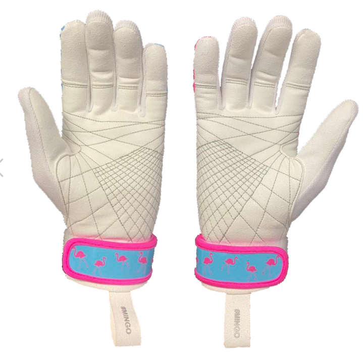 Stealth Mingo 2 Gloves - White/Pink