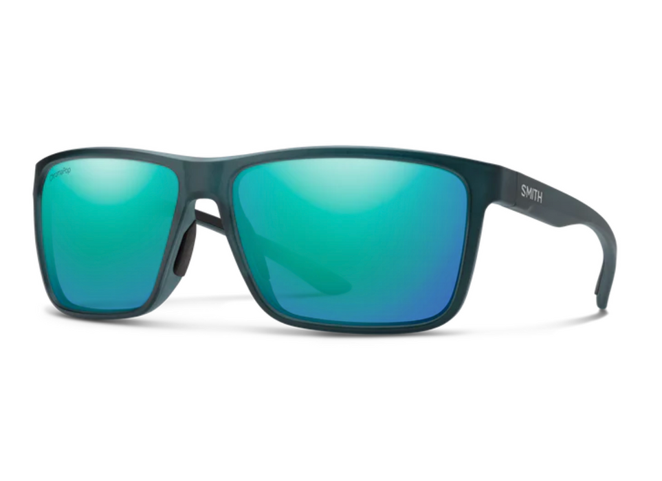 Smith Riptide Matte Pacific Crystal Chroma Pop Glass Polarized Opal Mirror