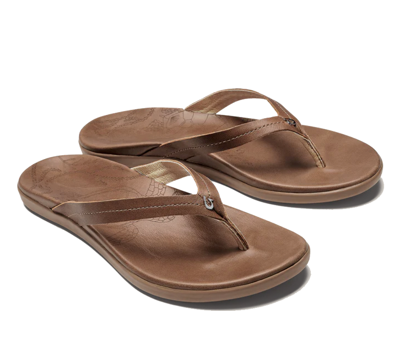 OluKai Hono Womens Sandal Tan / Tan