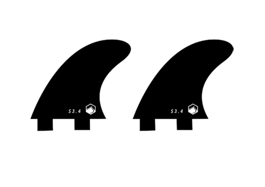 Liquid Force 2026 S3.4 Fin Dual Tab Pair 2 Fins
