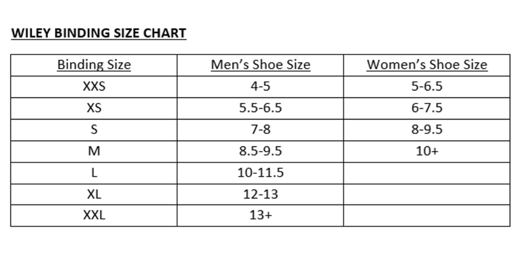 Wileys CBO Front Binding on Universal Plate