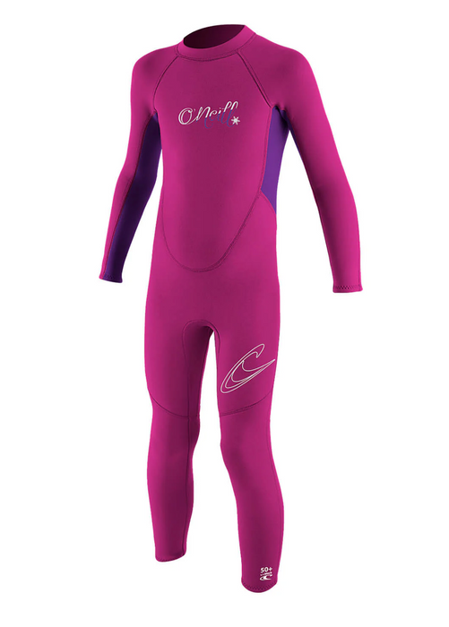 ONeill Girls Reactor Todler Full Punk Pink / UV