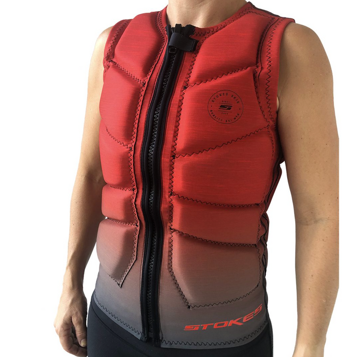 Stokes Red Steel Impact Vest