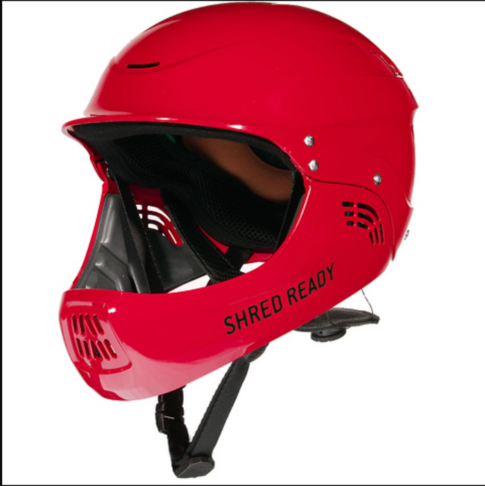 Shred Ready Full Face Helmet - Red