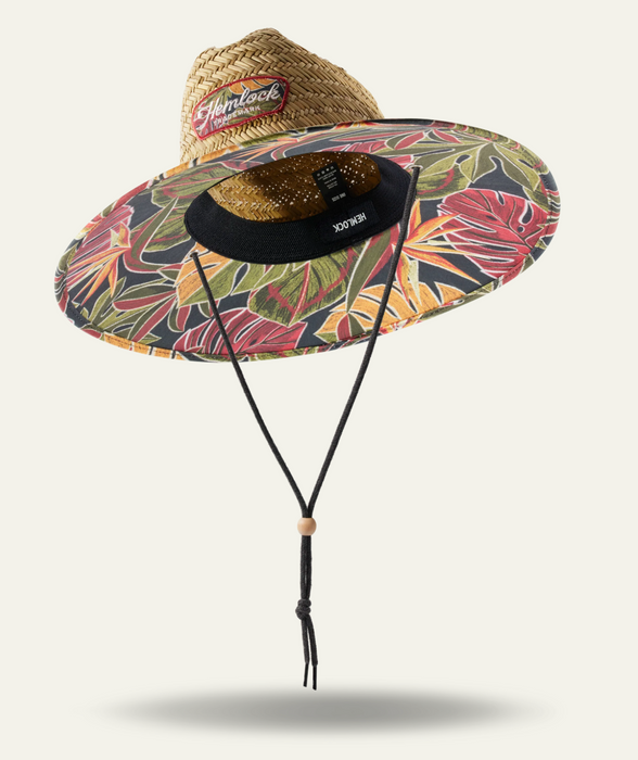 Hemlock Lifeguard UPF 50+ Hat Tropical Foliage