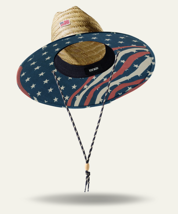 Hemlock Lifeguard UPF 50+ Hat Stars & Stripes