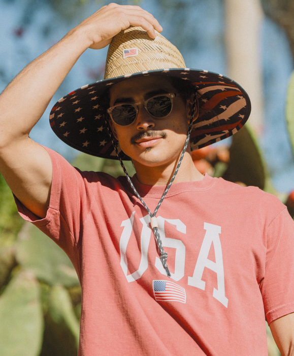 Hemlock Lifeguard UPF 50+ Hat Stars & Stripes