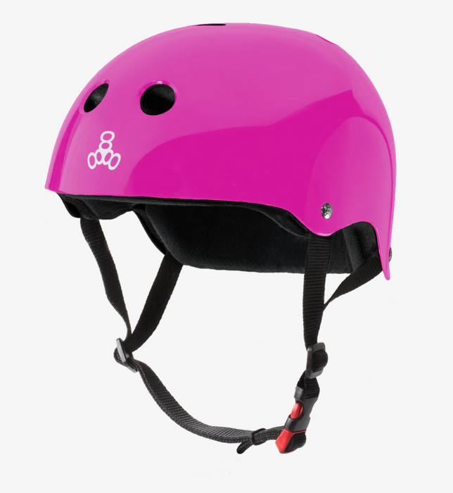 Triple Eight The Certified Sweatsaver Helmet  Pink Glossy