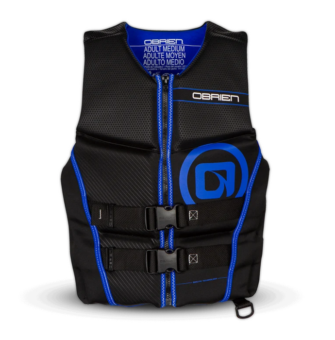 Obrien 2027 Men's Flex V-Back Life Jacket - Black/Blue