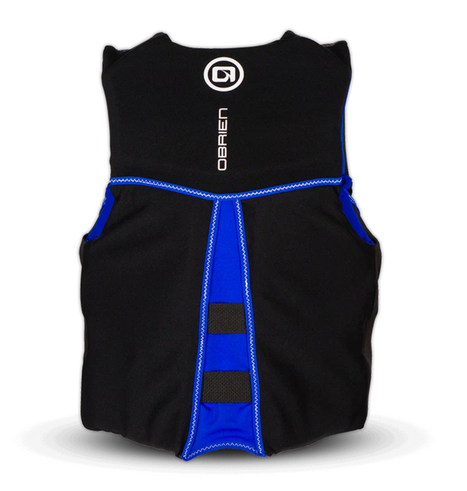 Obrien 2027 Men's Flex V-Back Life Jacket - Black/Blue