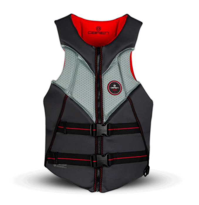Obrien 2027 Men's Aviator Life Jacket - Red