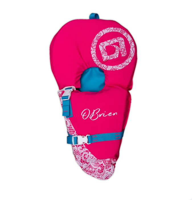 Obrien 2027 Baby Safe Nylon Life Jacket Pink/Aqua (0-30lbs)
