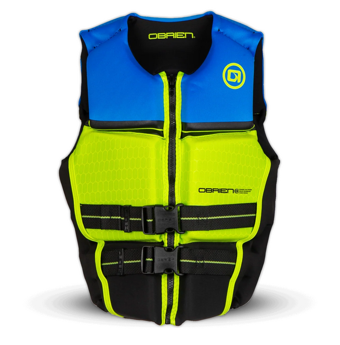 Obrien 2027 Junior V-Back Life Jacket (Blue/Green)