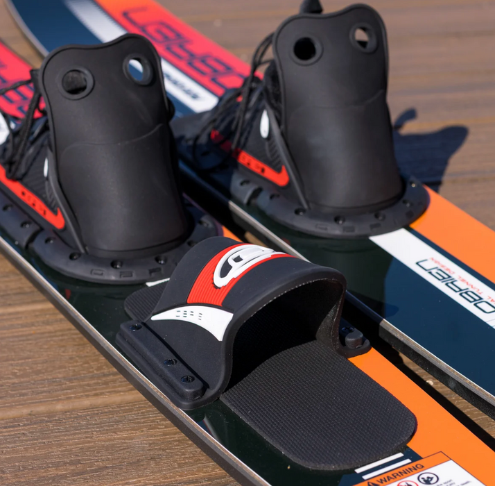 Obrien 2027 Performer 68" Combo Waterskis with Z-8 bindings and rear toe STD (Red)