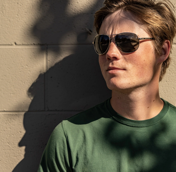 Suncloud Aviator Silver Polar Gray