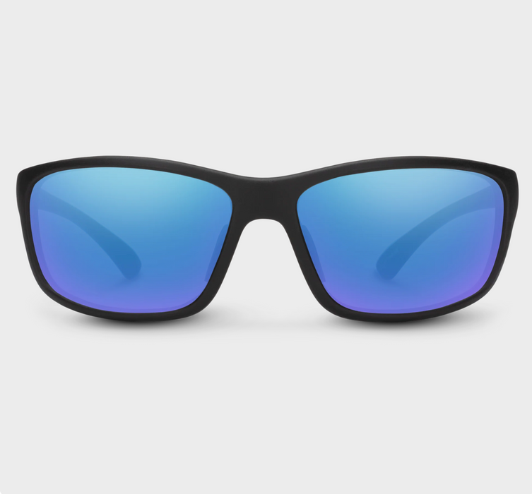 Suncloud Sentry Matte Black / Polar Blue Mirror