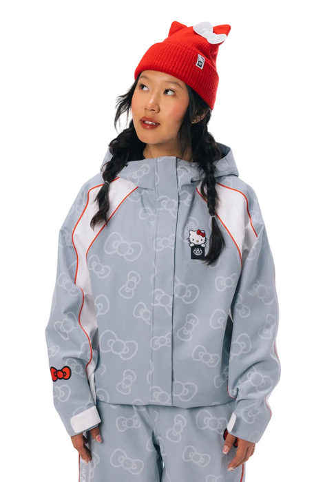 686 WMNS HELLO KITTY LIL BOW JKT - Hello Kitty Denim