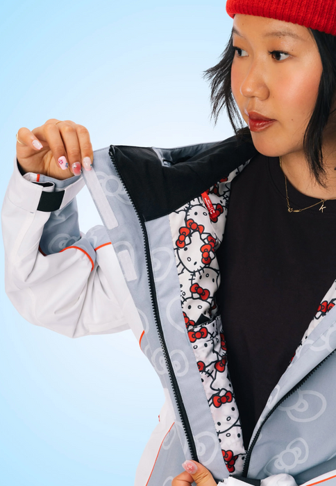 686 WMNS HELLO KITTY LIL BOW JKT - Hello Kitty Denim