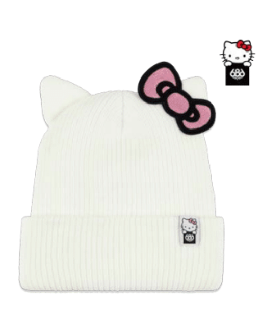 686 WOMENS HELLO KITTY BEANIE - Hello Kitty White