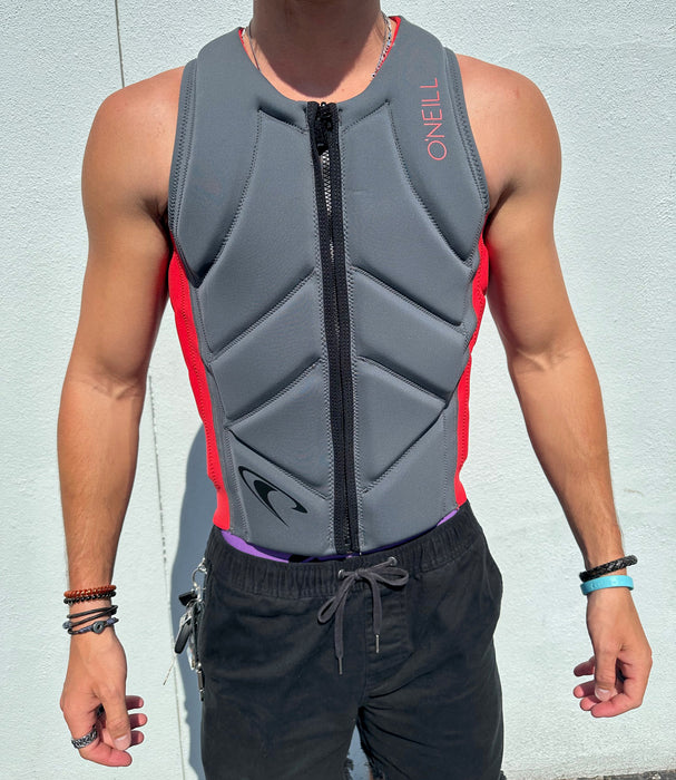 ONeill Slasher Comp Vest Graphite/Red