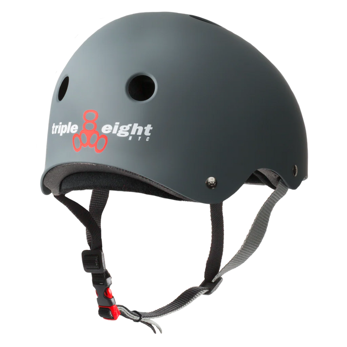 Triple Eight The Certified Sweatsaver Helmet Carbon Matte