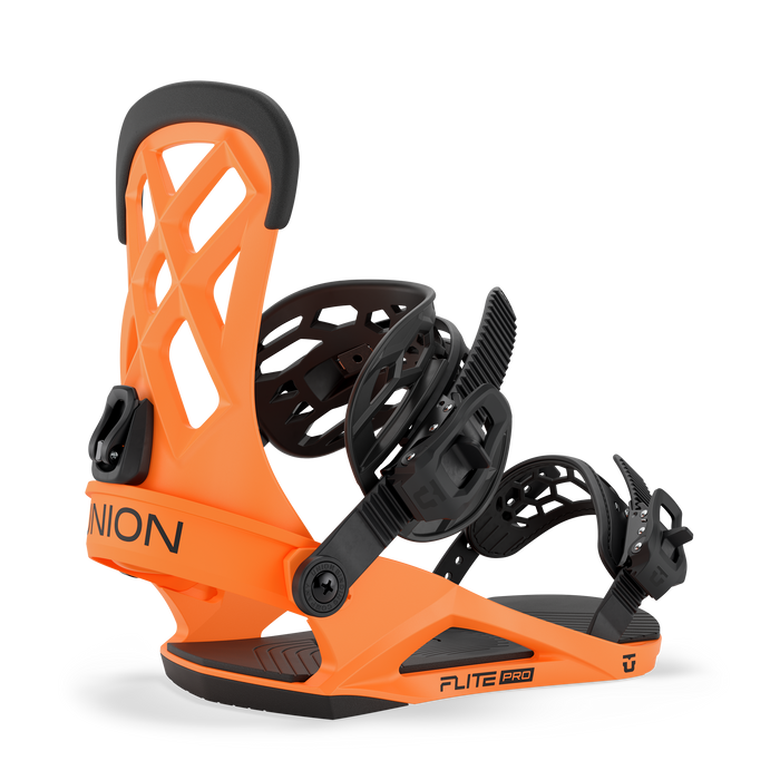 Union 2026 Flite Pro Freestyle Snowboard Bindings Orange