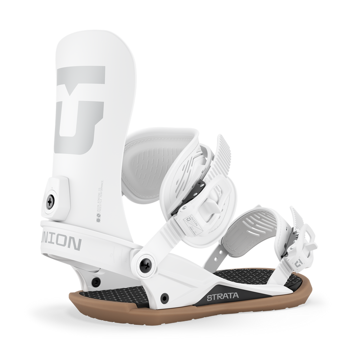 Union 2026 Strata Freestyle Snowboard Bindings White