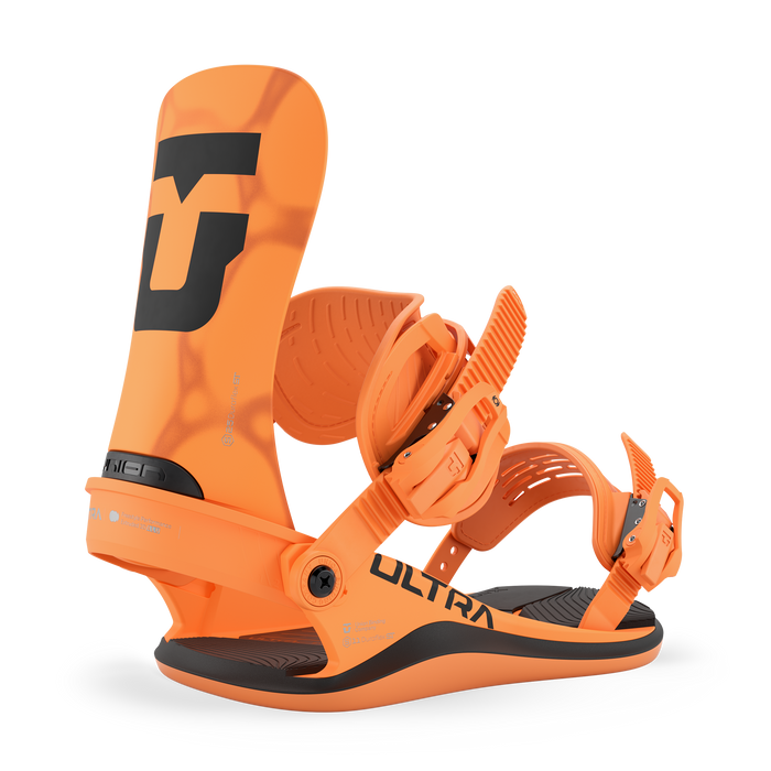 Union 2026 Ultra Men Freestyle Snowboard Bindings Orange