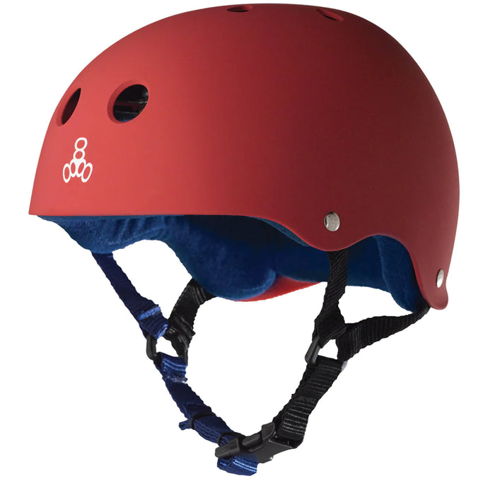 Triple Eight Sweatsaver Helmet United  Red Rubber