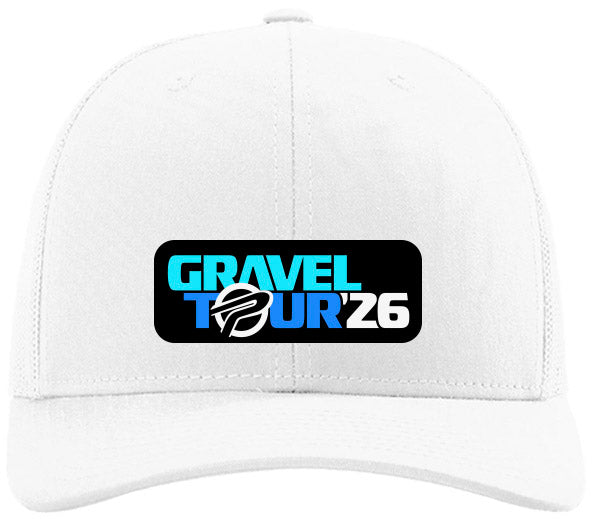 Gravel Tour Classic Trucker Hat White