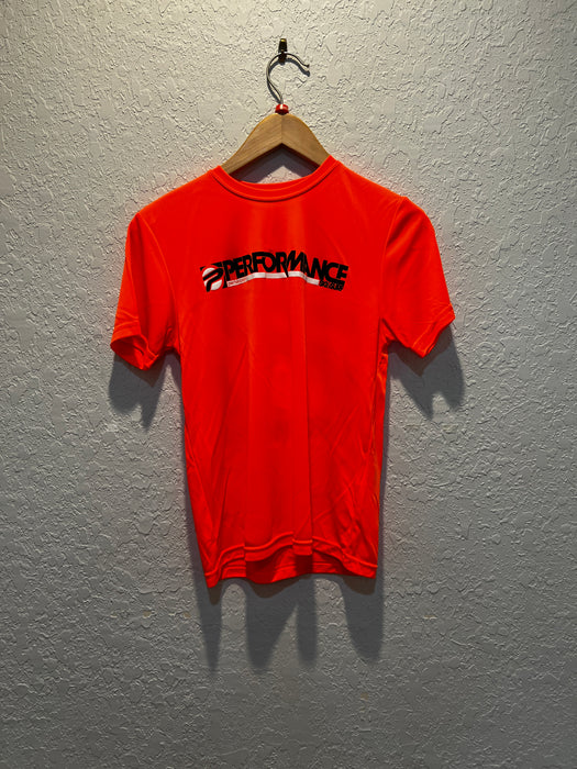 Performance Ski and Surf Youth Dryfit Short Sleeve T-Shirt Neon Orange
