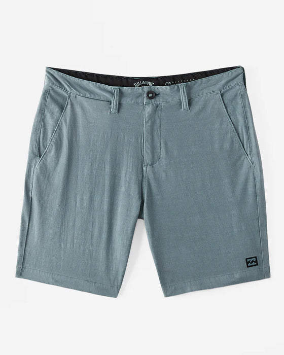 Billabong Crossfire Wave Washed  18" Hybrid Short - Blue Haze BN4