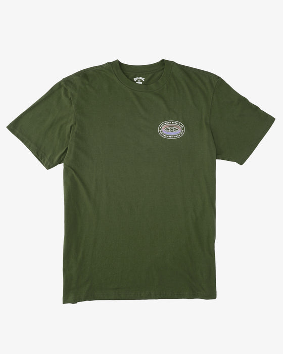 Billabong Artic T Shirt- Washed Olive (GNR0)