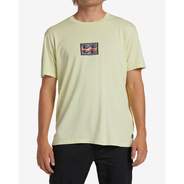 Billabong Chest Wave T Shirt- Light Green (GCQ0)