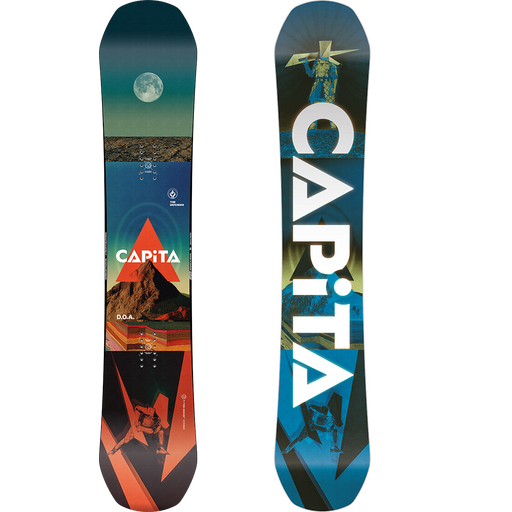 CAPiTA 2026 D.O.A. Wide snowboard front and base graphics