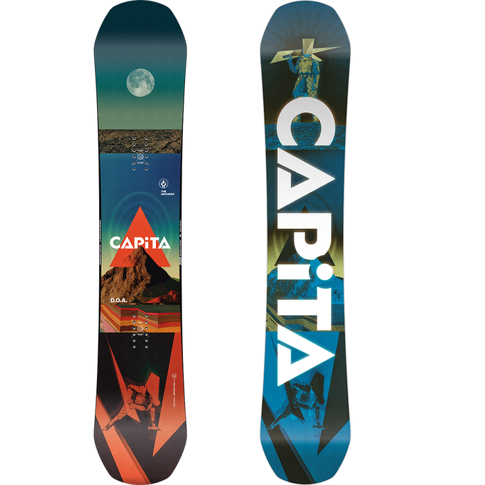 CAPiTA 2026 D.O.A. Wide snowboard front and base graphics