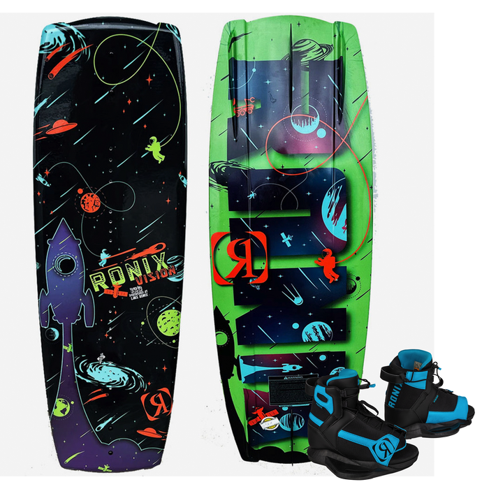 Ronix Black Hole Vision Wakeboard With Vision Boots